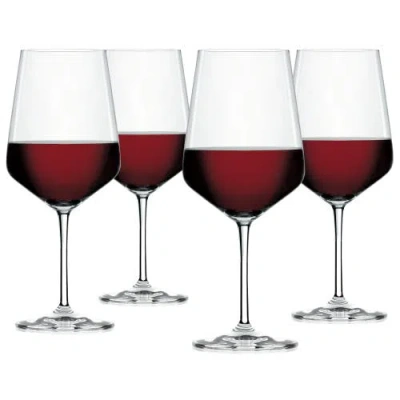 Spiegelau Style Red Wine Glass Set Of 4 In Clear