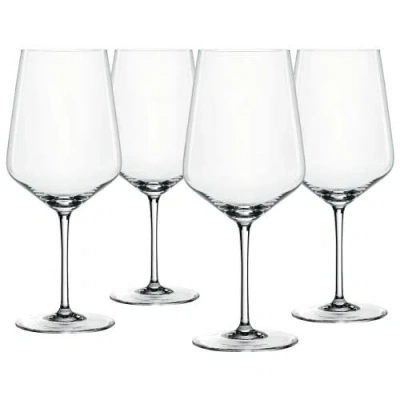 Spiegelau Style Red Wine Glass Set Of 4 In Clear