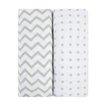 ELY'S & CO. ELY'S & CO. BABY FITTED WATERPROOF PACK N PLAY | MINI PORTABLE CRIB SHEET SET 2 PACKS 