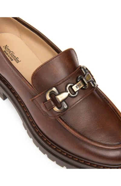 Nerogiardini Bit Platform Loafer In Brown