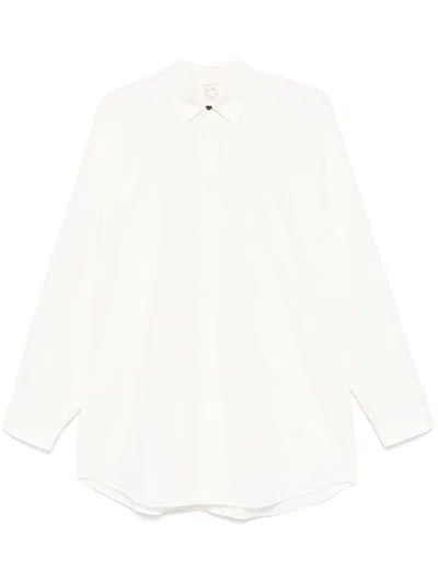 Shop Jan-jan Van Essche Cotton Shirt In 白色