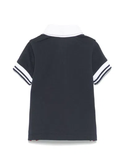 Patachou Cotton Polo Shirt In 蓝色