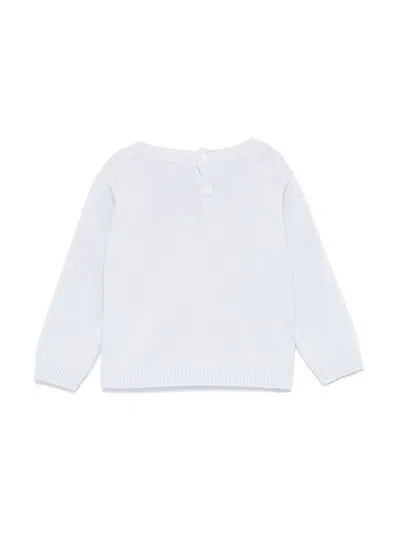 Patachou Bear-motif Sweater In 蓝色