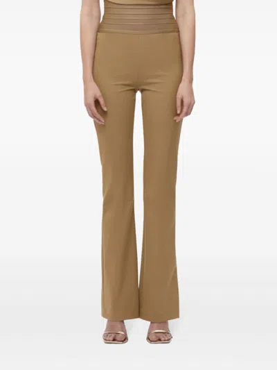 Herve Leger The Emery Pants In 中性色