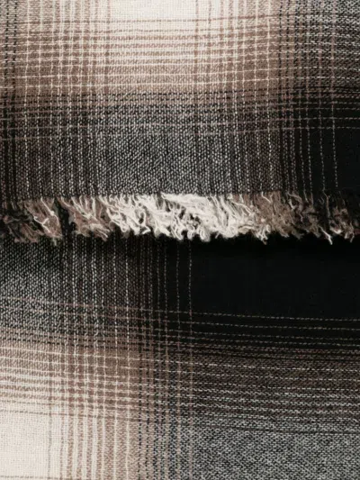 Forme D'expression Grunge Scarf In Schwarz
