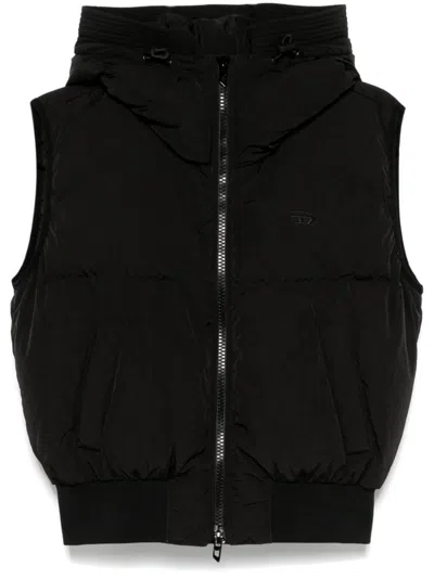 Diesel W-peyt-ssl-new-p1 Jacket In Schwarz