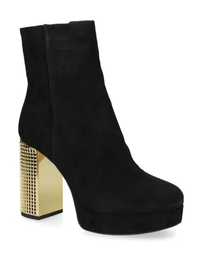 Shop Michael Michael Kors 108mm Maxine Boots In Schwarz