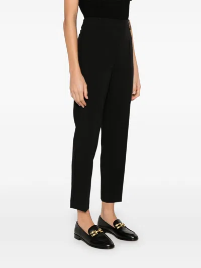 Blanca Vita Tapered Trousers In Schwarz