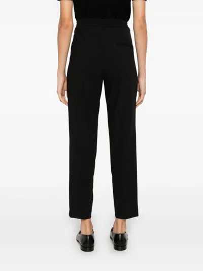 Blanca Vita Tapered Trousers In Schwarz
