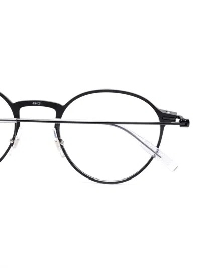 Shop Montblanc Mb0357o Glasses In Schwarz