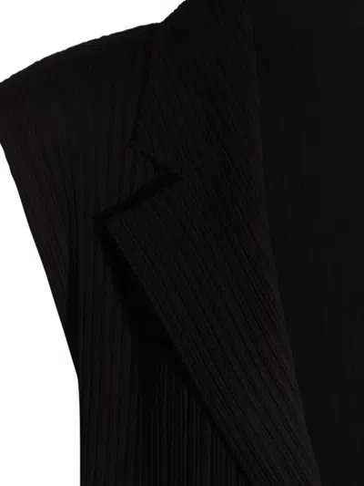 Issey Miyake Black Blazer In Schwarz
