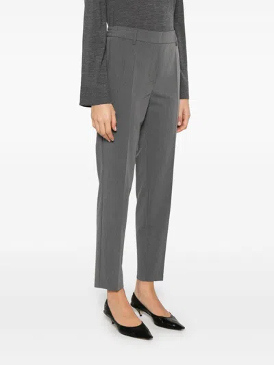 Blanca Vita Tapered Trousers In Grau