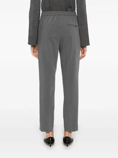 Blanca Vita Tapered Trousers In Grau
