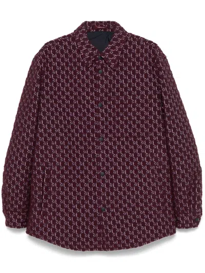Gucci Blue Wool Blend Jackets In Rot