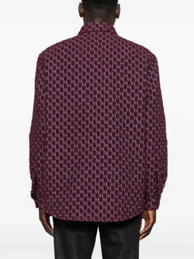 Gucci Blue Wool Blend Jackets In Rot