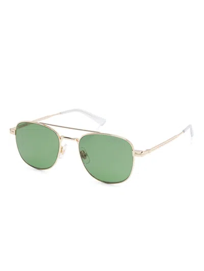 Montblanc Mb0363s Sunglasses In Gold