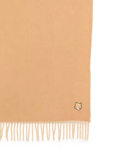 Maison Kitsuné Scarves In Braun