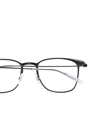 Montblanc Square-frame Glasses In Schwarz