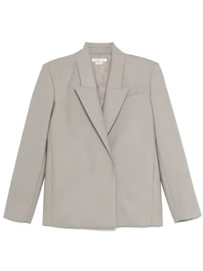 Alessandro Vigilante Double-breasted Blazer In Nude