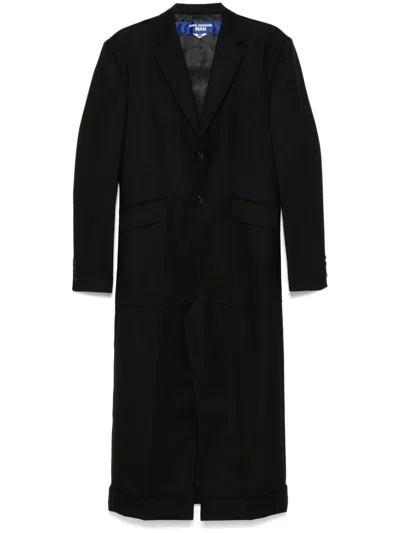 Junya Watanabe Pinstripe Coat In Schwarz