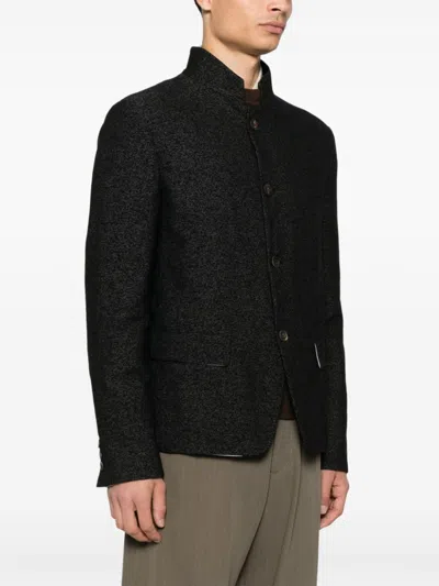 Forme D'expression Shrunken Jacket In Schwarz