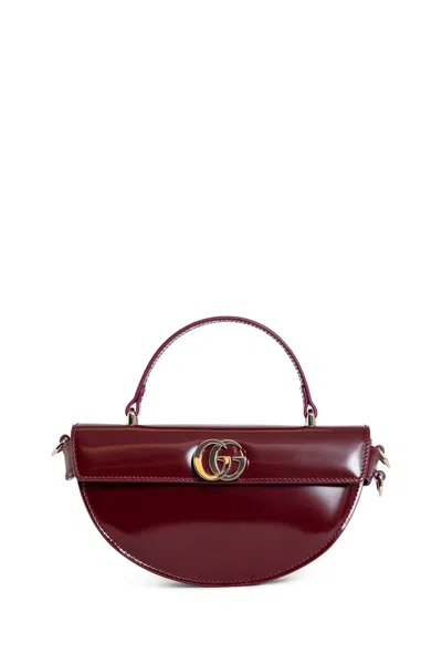 Shop Gucci Woman Red Top Handle Bags