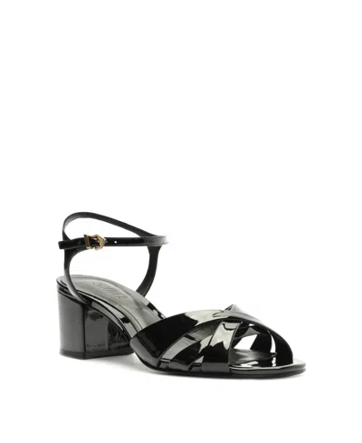 Schutz Keefa Ankle Strap Sandal In Black