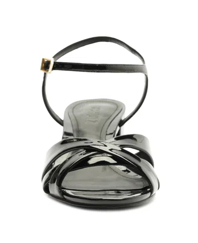 Schutz Keefa Ankle Strap Sandal In Black