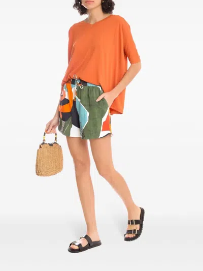 Lygia & Nanny Cannes Printed Shorts In Green