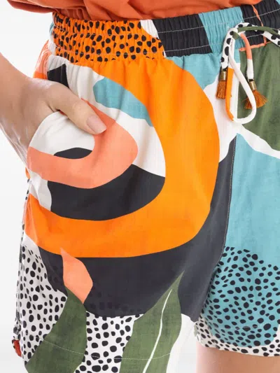 Lygia & Nanny Cannes Printed Shorts In Green