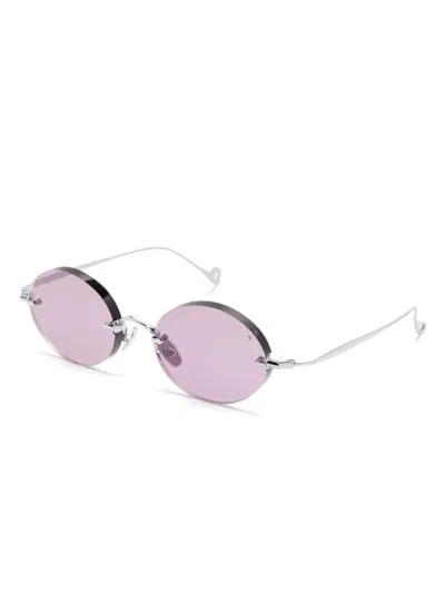 Shop Eyepetizer Wilmot Sunglasses In Silver