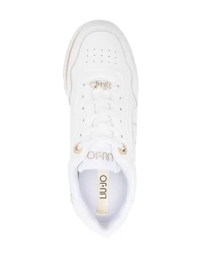 Liu •jo Leather Sneakers In White