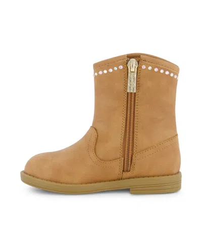 Jessica Simpson Toddler Girls Layla Stripe Boot In Cognac
