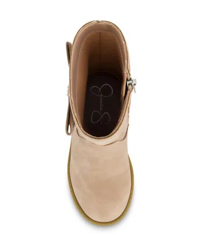 Jessica Simpson Toddler Girls Evie Ribbon Riding Boot In Taupe