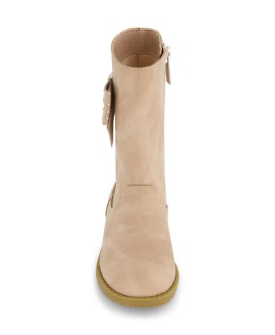 Jessica Simpson Toddler Girls Evie Ribbon Riding Boot In Taupe