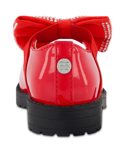 Jessica Simpson Toddler Girls Aubrey Bow Slip On Shoe In Red