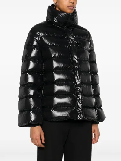 Shop Fay Hook-fastening Puffer Jacket In Schwarz