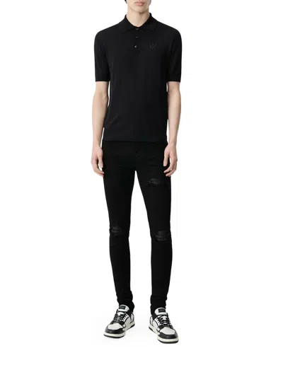 Shop Amiri Mx1 Skinny Jeans In Black Od