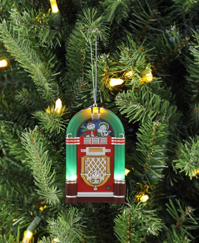 Mr. Christmas Mini Juke Box Green In Multi