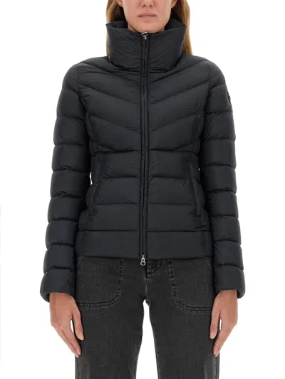 Colmar Down Jacket With Logo In Nero