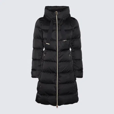 Herno Black Down Jacket In Black