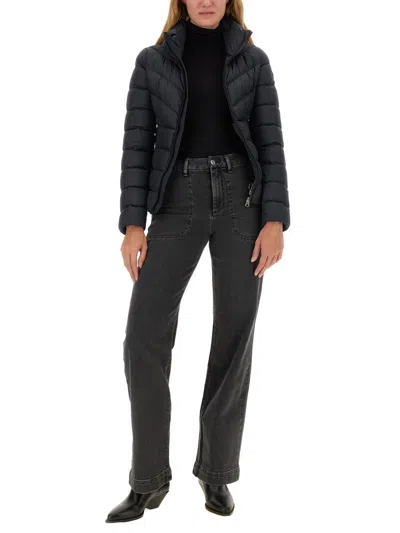 Colmar Down Jacket With Logo In Nero