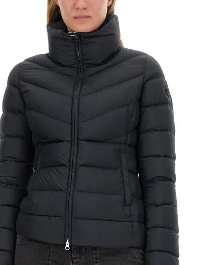 Colmar Down Jacket With Logo In Nero