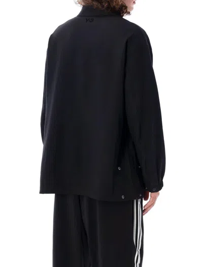 Shop Y-3 Sport Uniform 3-stripes Jacket Jacket In Black