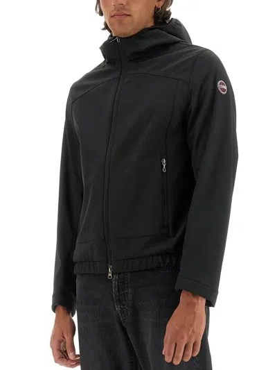 Shop Colmar Hooded Jacket In Nero