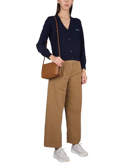 Shop Apc Euphemia Pants Pants In Marrone