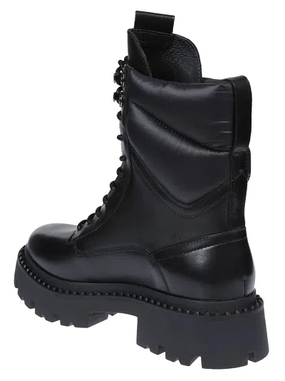 Ash Women's Combo A:mustang Blk Boot In Nero