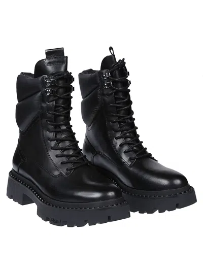 Ash Women's Combo A:mustang Blk Boot In Nero