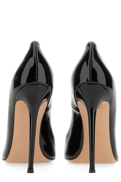 Shop Gianvito Rossi Pointed-toe Slip-on Pumps In Black