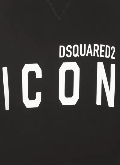 Shop Dsquared2 Hoodie With Logo In Nero